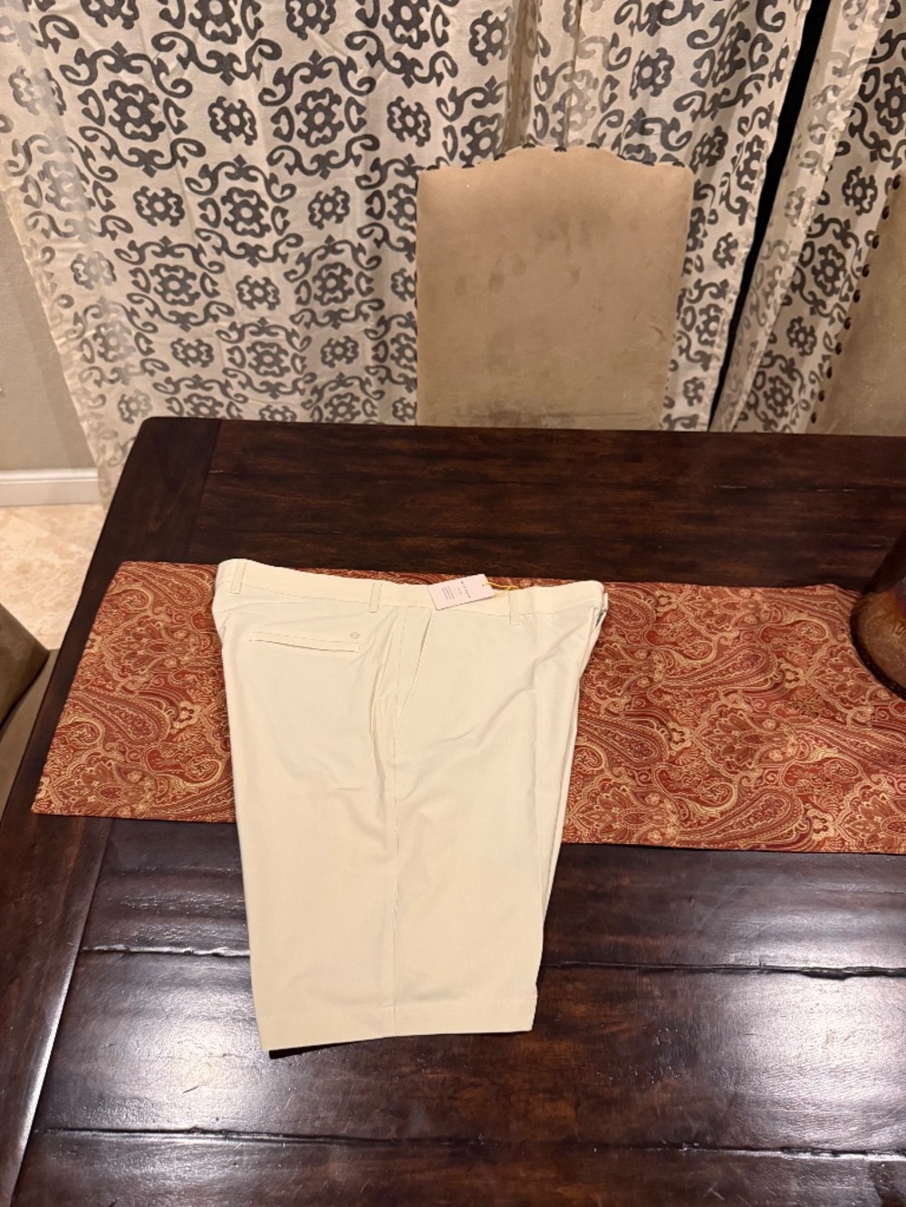 Peter Millar Men's Size 38 Sand Shackleford Hybrid Shorts $108